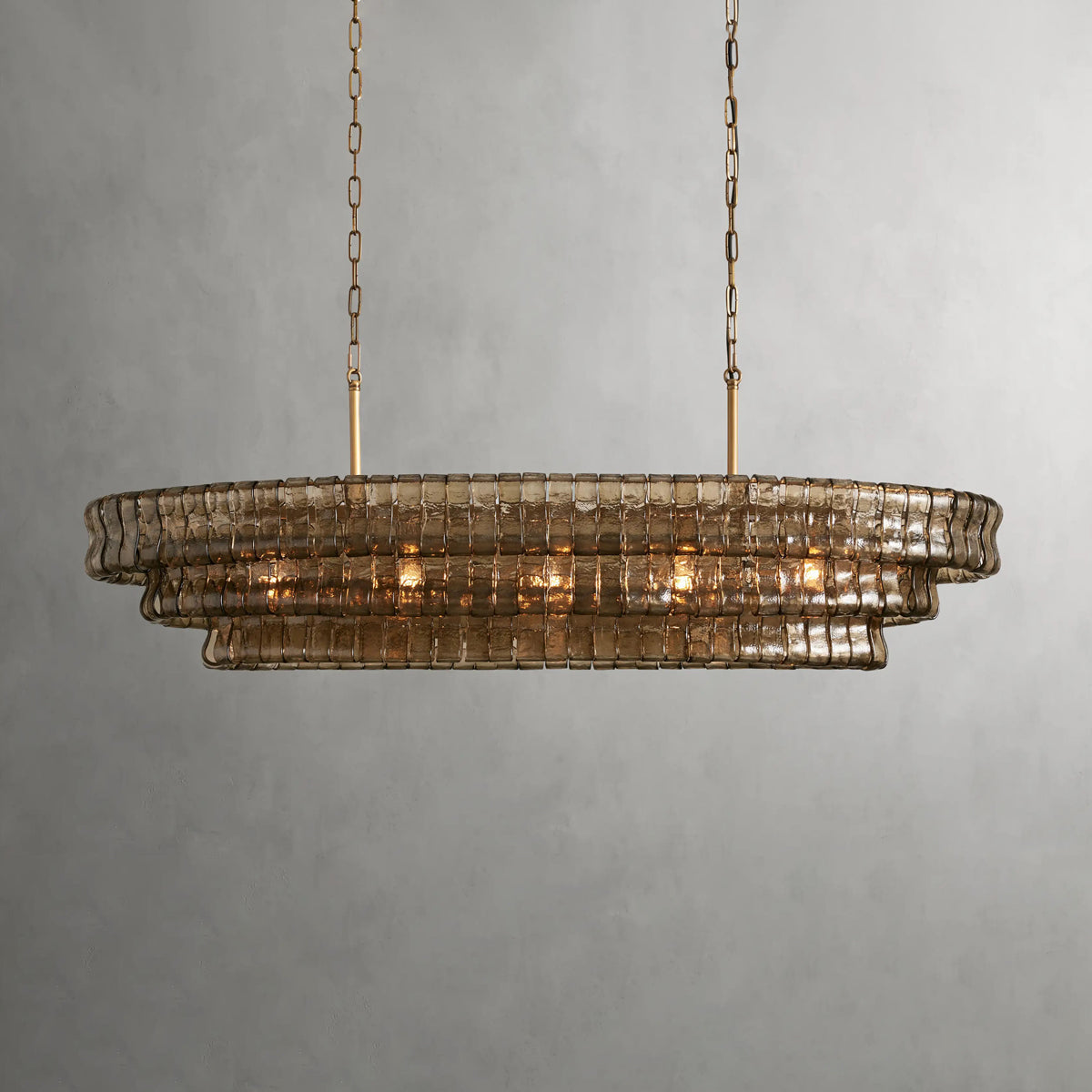 Ghiaccio Oval Chandelier