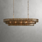 Ghiaccio Oval Chandelier