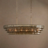 Ghiaccio Oval Chandelier