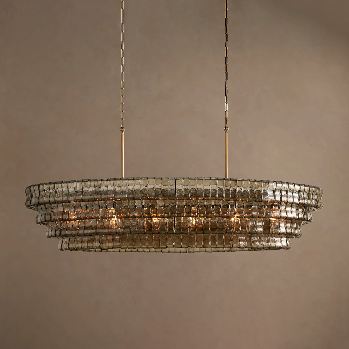 Ghiaccio Oval Chandelier