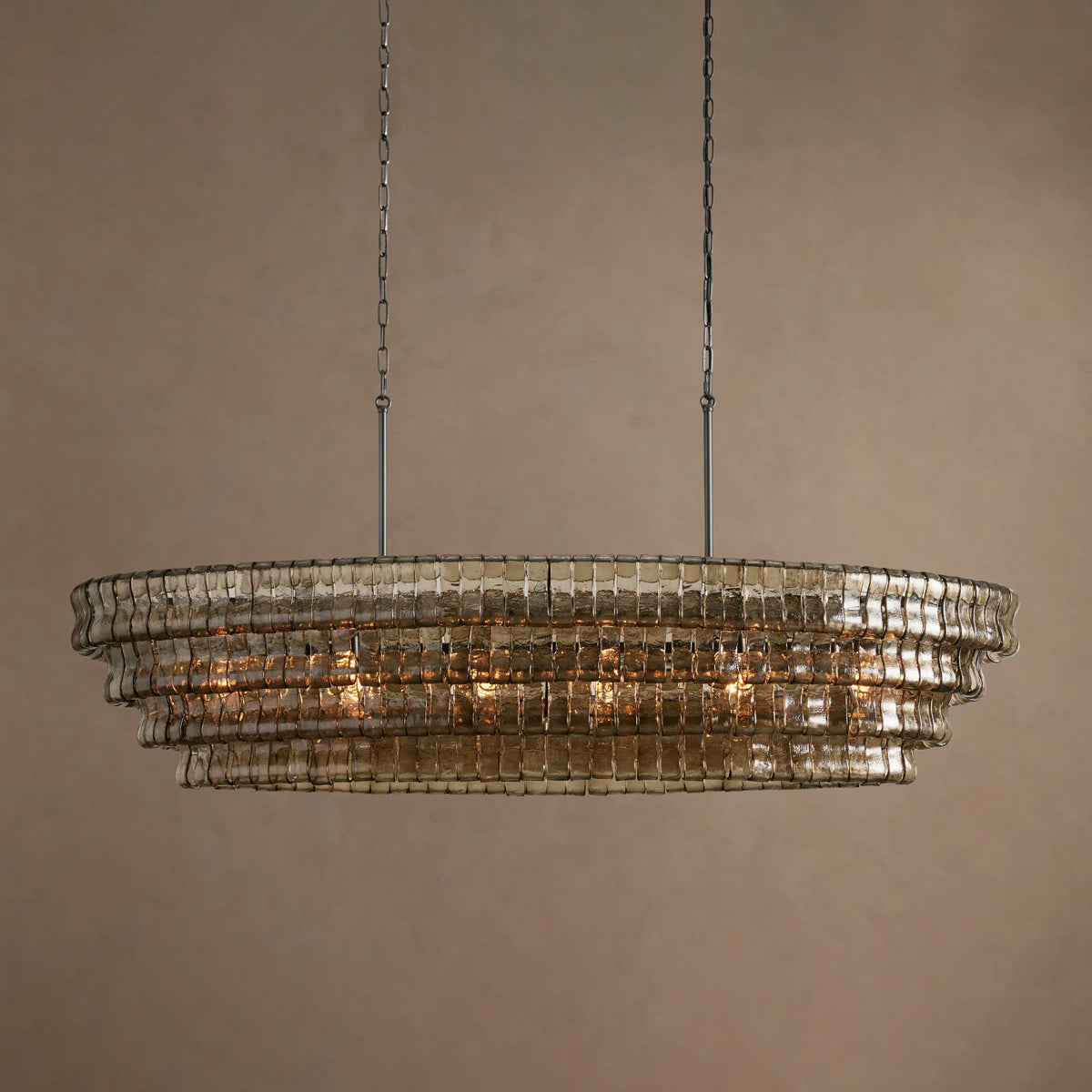 Ghiaccio Oval Chandelier