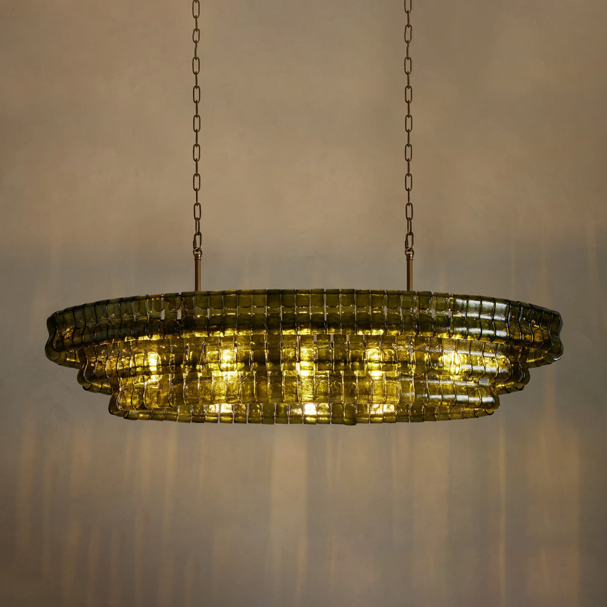 Ghiaccio Oval Chandelier