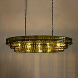 Ghiaccio Oval Chandelier