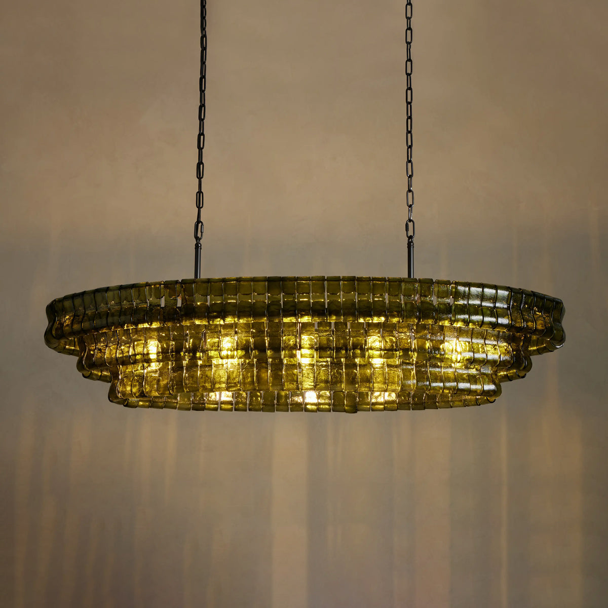 Ghiaccio Oval Chandelier