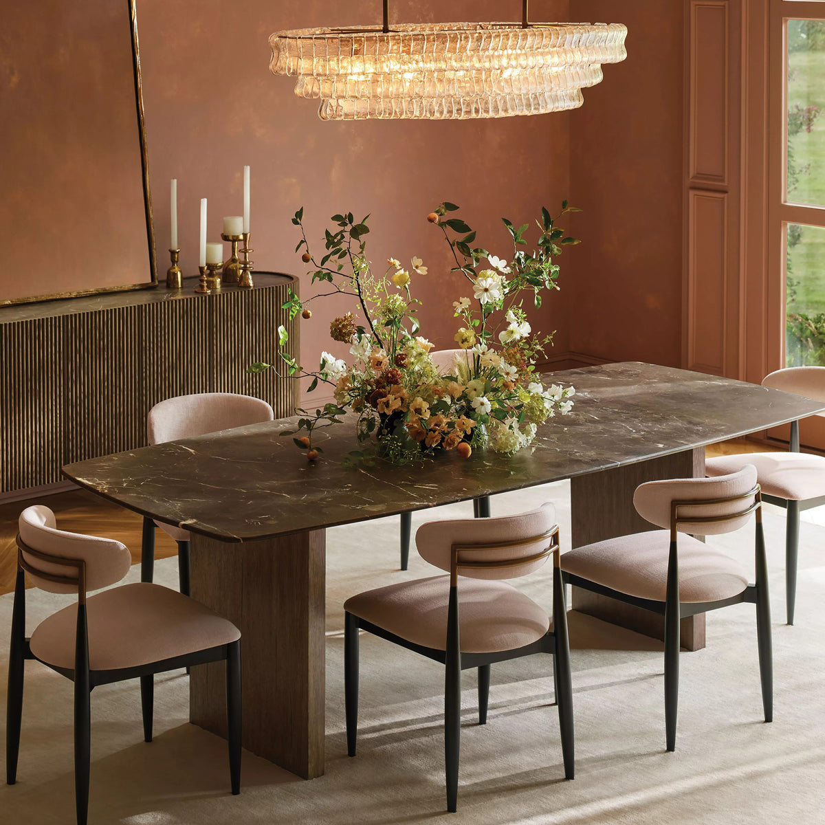 Ghiaccio Oval Chandelier