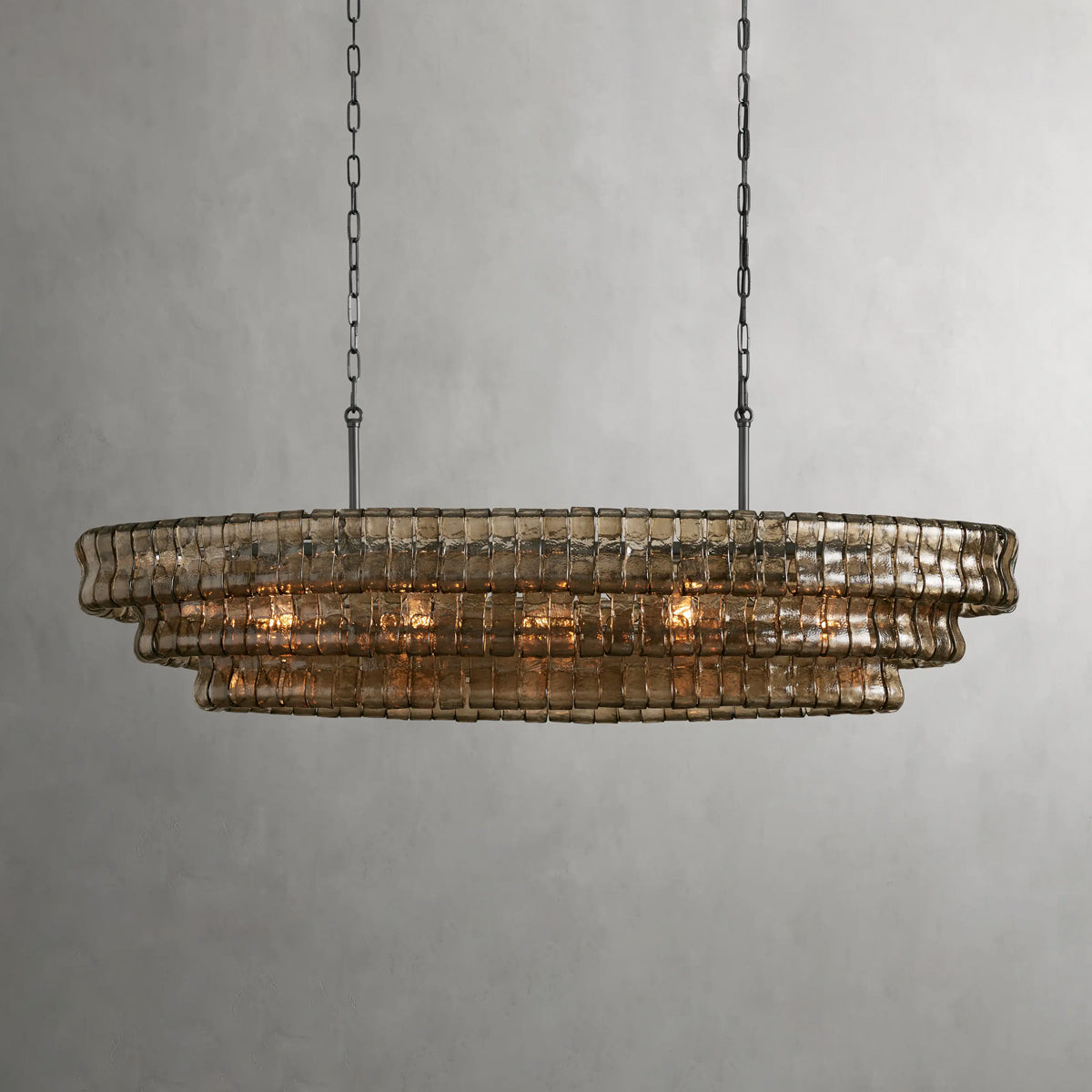 Ghiaccio Oval Chandelier