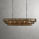 Ghiaccio Oval Chandelier