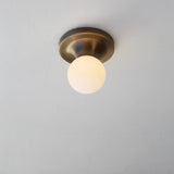 Globe Flush Mount Ceiling Light