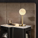 gold iron plating table lamp