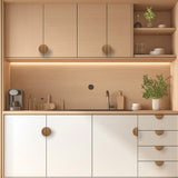 Modern Half Moon Kitchen Cabinet Edge Pulls