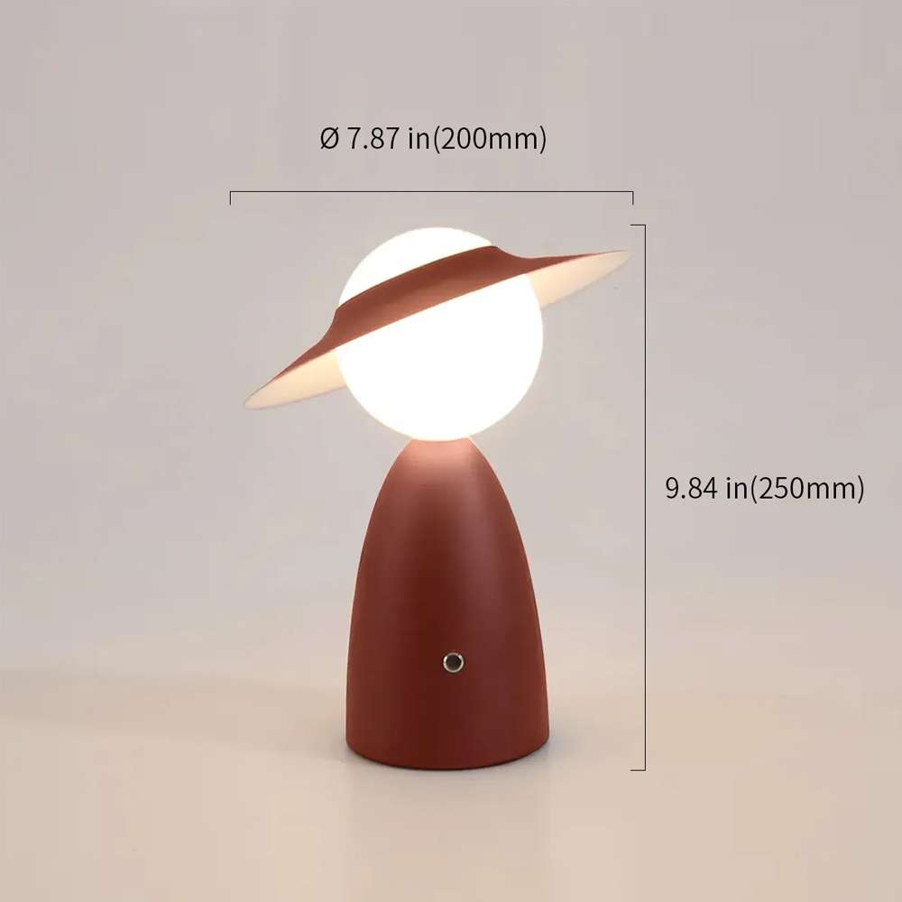 red hat-man touch table lamp