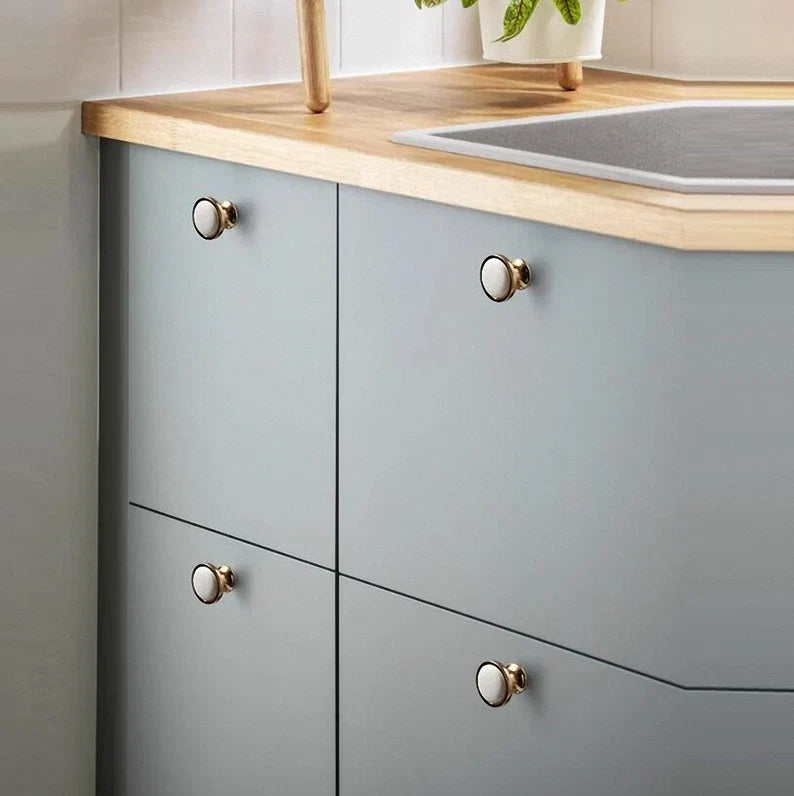 Luxury Elegant Ceramic Cabinet Drawer Pulls