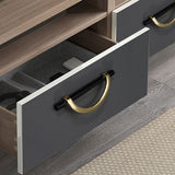 Black & Gold Luxury Modern Minimalist Cabinet Handles