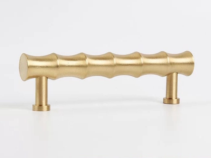 Brass Bamboo Cabinet Handles And Drawer Knob