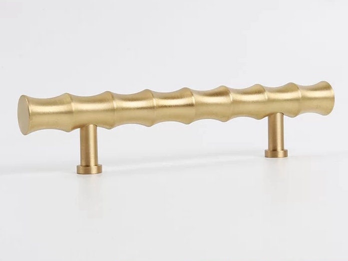 Brass Bamboo Cabinet Handles And Drawer Knob