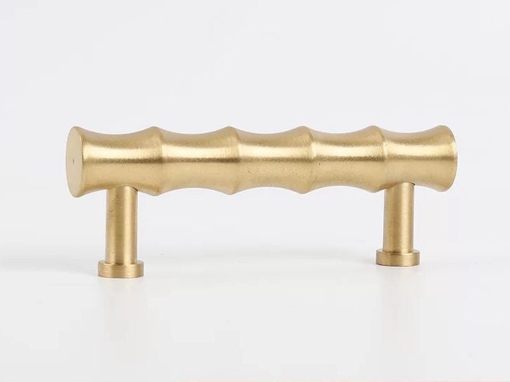 Brass Bamboo Cabinet Handles And Drawer Knob