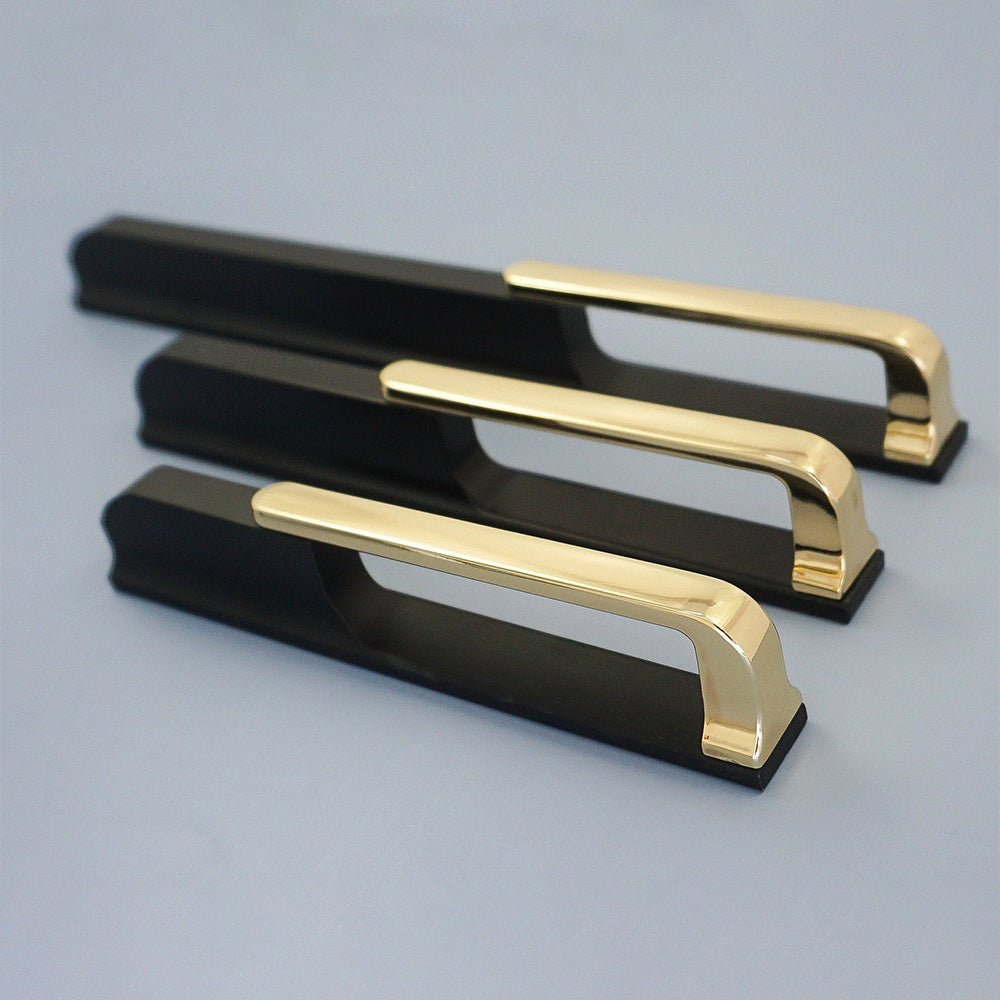 Gold Black Hollow Wardrobe Pulls