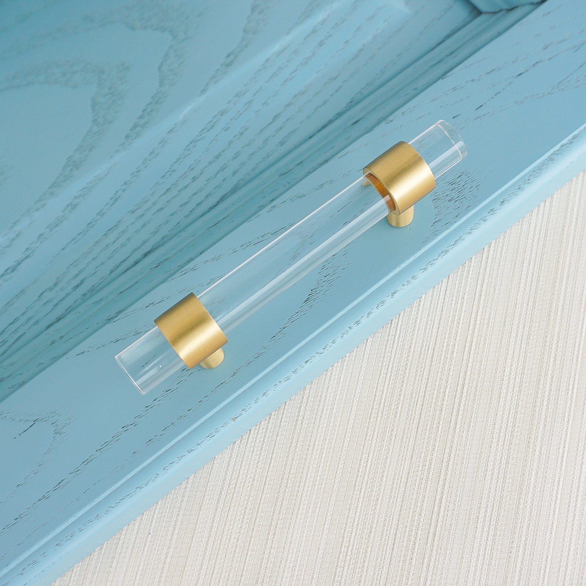Clear Acrylic Crystal Drawer Knob Dresser Handles