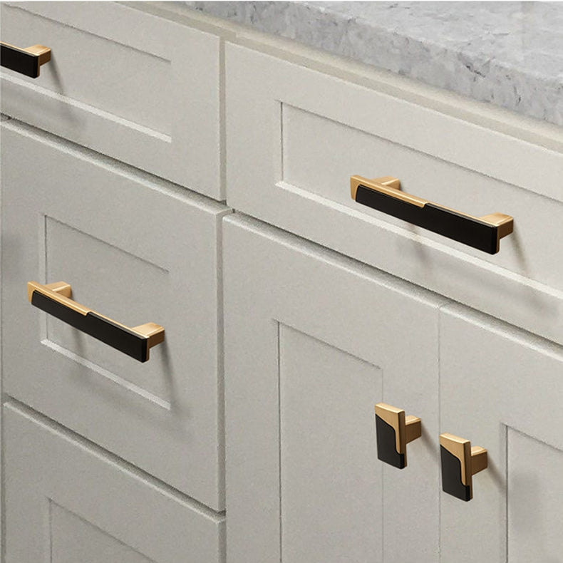 Zinc Alloy Modern Cabinet Handles Drawer Pulls for Kitchen