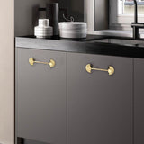 Gold Brass Scalloped Wardrobe Cabinet Pulls