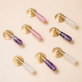 Light luxury Crystal Knob Brass Knobs Kitchen Cabinet Hardware