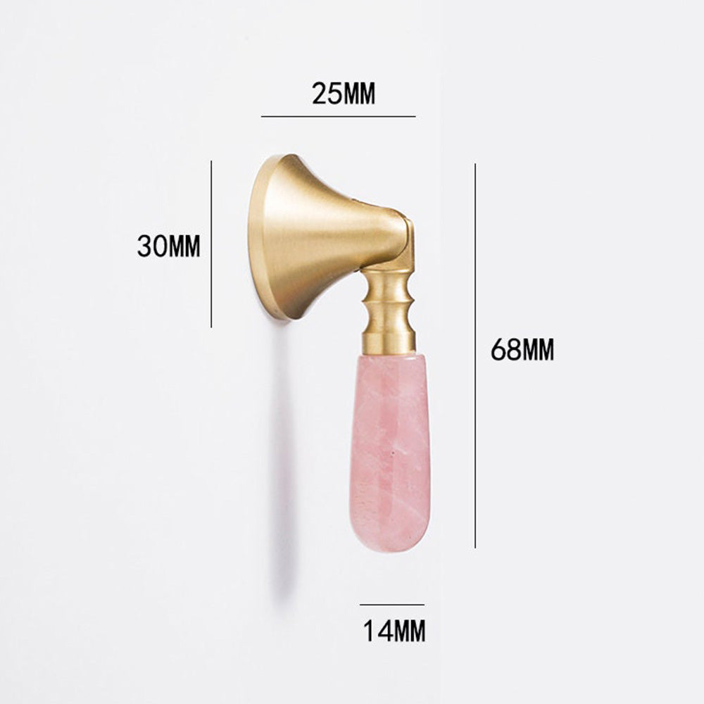 Light luxury Crystal Knob Brass Knobs Kitchen Cabinet Hardware