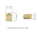Gold Drawer Pulls Solid Brass Fingerprint Knobs Kitchen Furniture Hardware