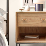 Wooden Brushed Brass Handles for Furniture Cabinet Cupboard Door