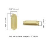 Gold Drawer Pulls Solid Brass Fingerprint Knobs Kitchen Furniture Hardware