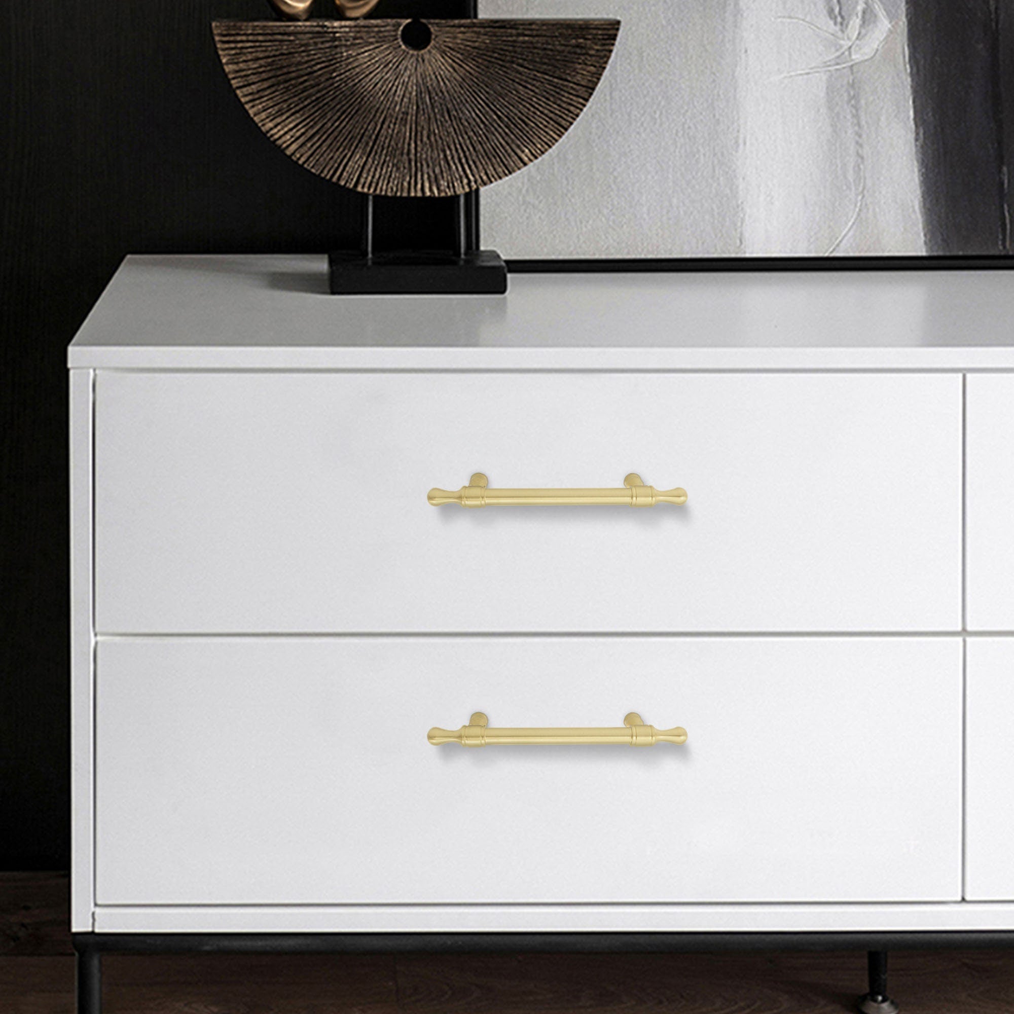 Solid Gold Brass Drawer Knobs And Dresser Pulls