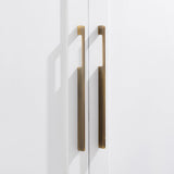Modern Aluminum Alloy Slimline Gold Cabinet Drawer Handles