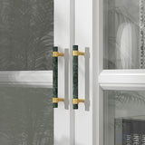 Stylish Marble & Zinc Alloy T-Bar Kitchen Cabinet Handles