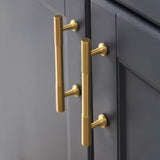 Gold Luxury Stripe High-end Kitchen Drawer Pulls