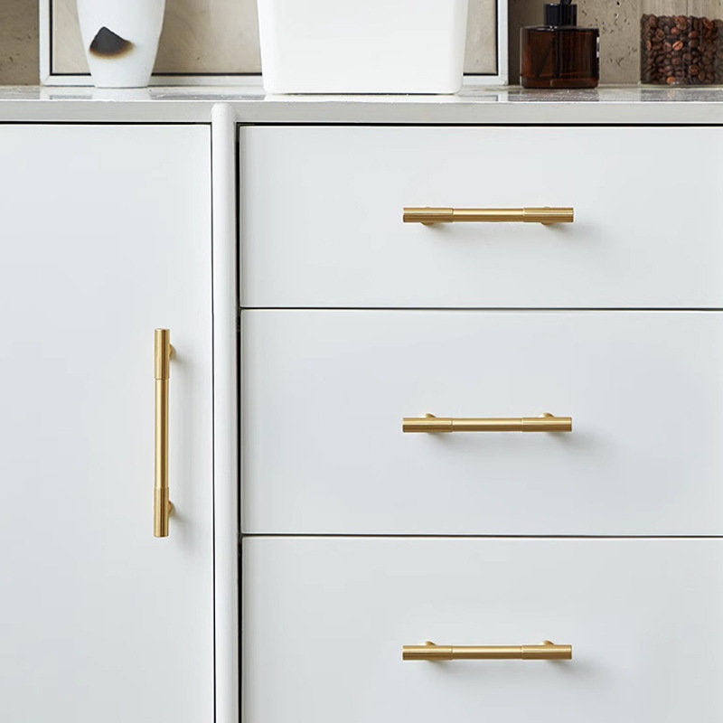 Gold Luxury Stripe High-end Kitchen Drawer Pulls