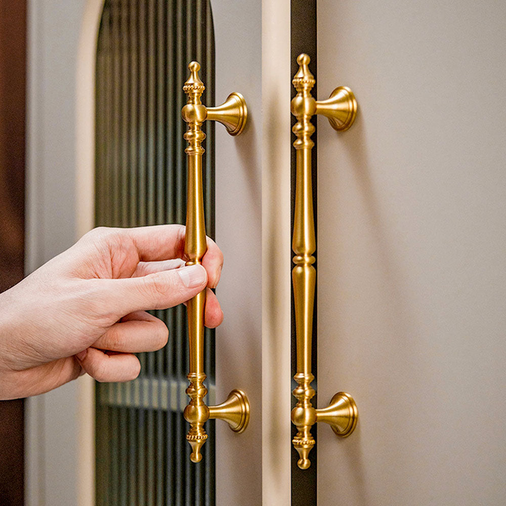 Classic Vintage Solid Brass Kitchen Cabinet Pulls