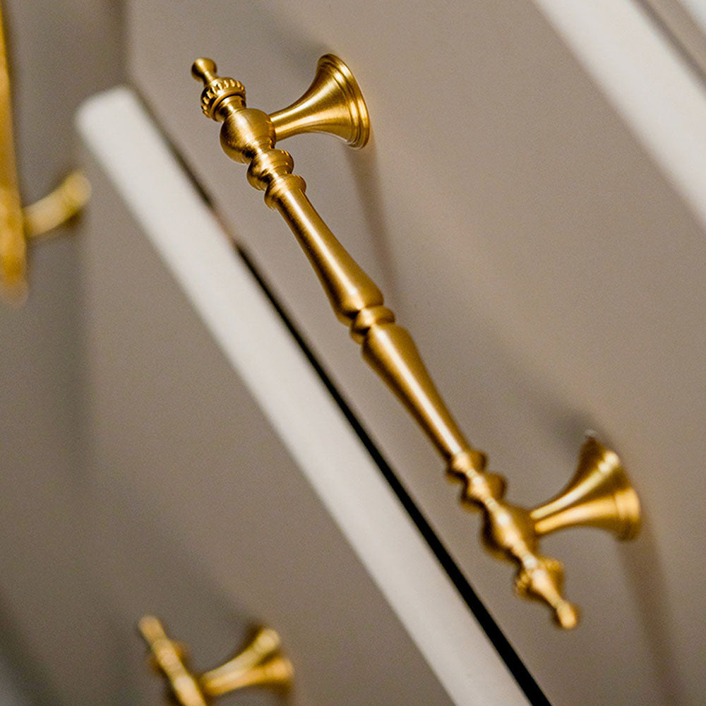 Classic Vintage Solid Brass Kitchen Cabinet Pulls