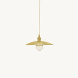 Industrial Brass Pendant Light – Vintage Kitchen Island Lighting
