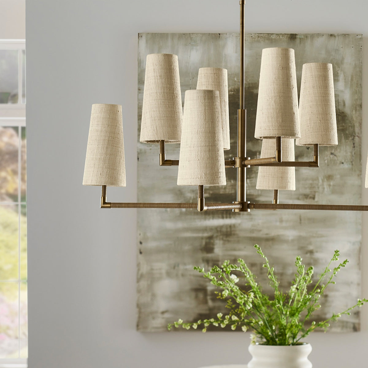 Irving Chandelier — American Heritage Ceiling Light with Warm Distinguished Glow