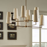 Irving Chandelier — American Heritage Ceiling Light with Warm Distinguished Glow