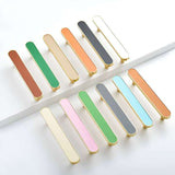 5" Colorful  Leather Pure Copper Drawer Wardrobe Handles