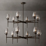 Crystal Round Chandelier - View 2