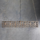 la cage rectangular chandelier