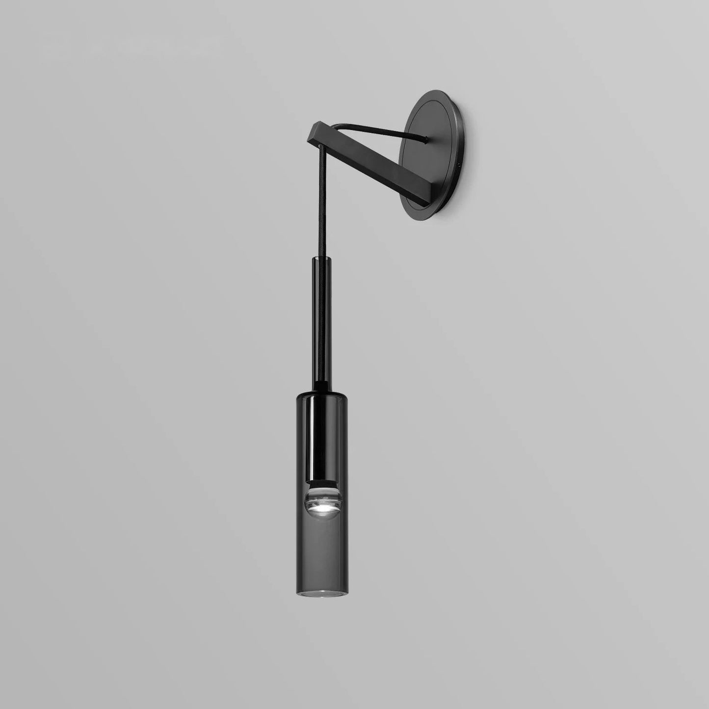 cylinder glass sconces