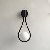 stylish nordic glass ball sconce