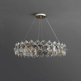 statement crystal chandelier