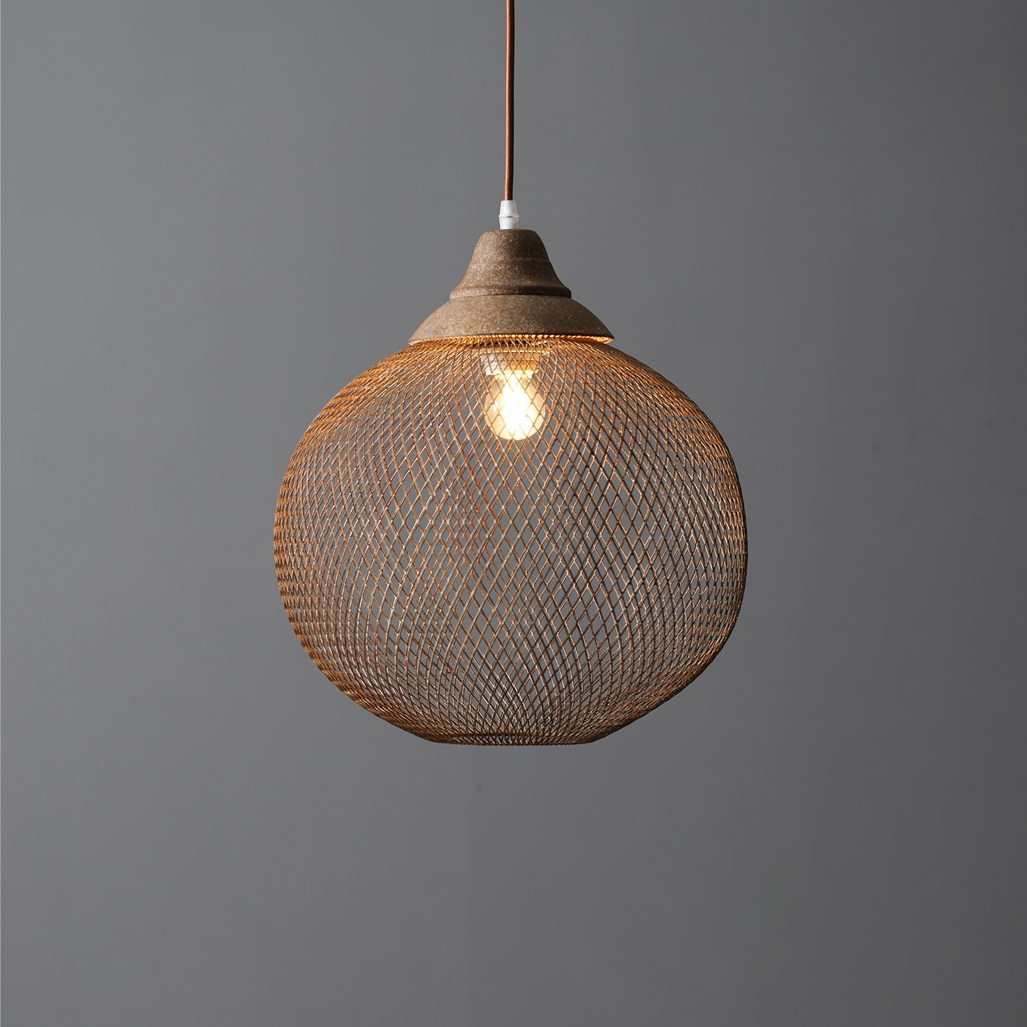Lanister Mesh Pendant Lamp – industrial-inspired pendant light