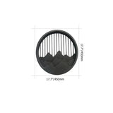layered mountain pattern sconce
