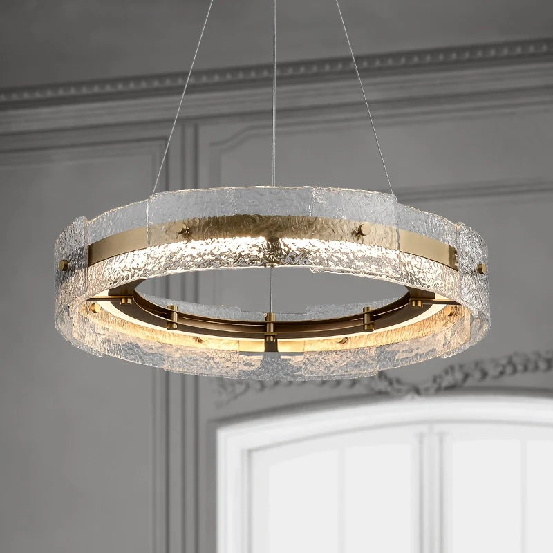 modern brass chandelier