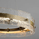 brass ring chandelier