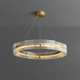 brass ring chandelier